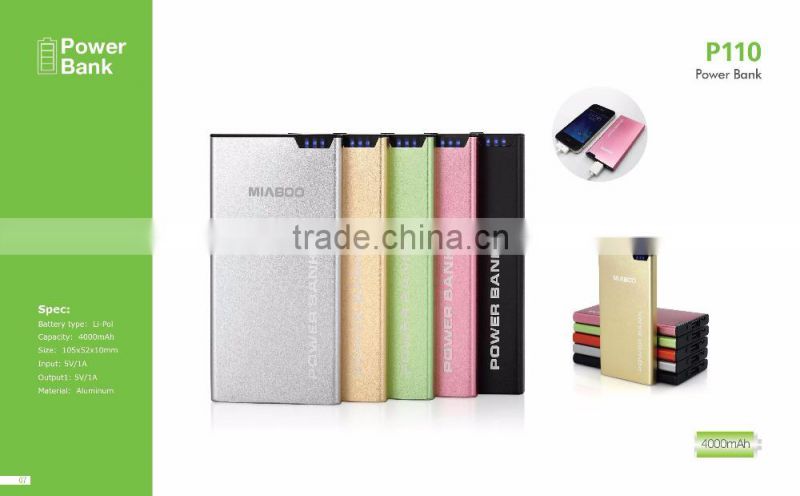 Shenzhen Factory price usb portable power bank, 2000mAh-3000mah power banks with customized capacity and full color logo charger