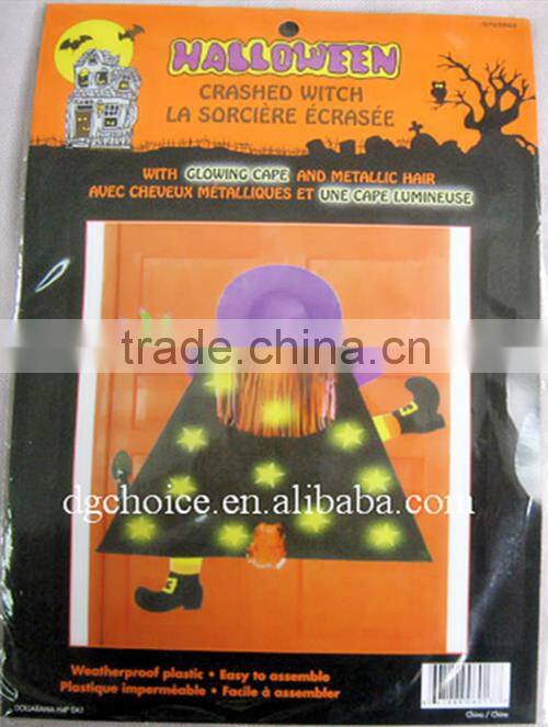 Colored customized halloween decor home door cover