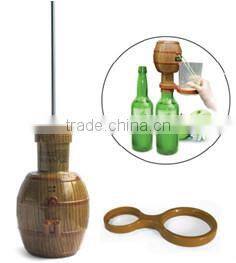 Wooden Barrel Design Wine Decanter Wine Dispenser Beer Dispenser
