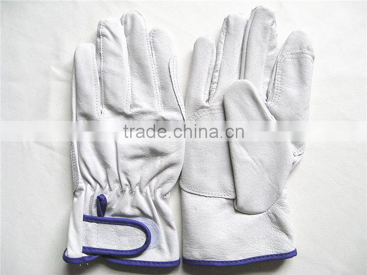Pigskin Grade A/B Double Palm Thin Leather Glove