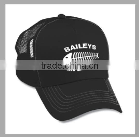 Custom Imprinted Mesh Cap Plastic Back Adjustable Closure