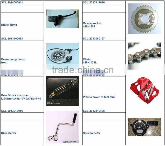 SCL-2012100381 Case of Head Light for GY200 Motorcycle Parts