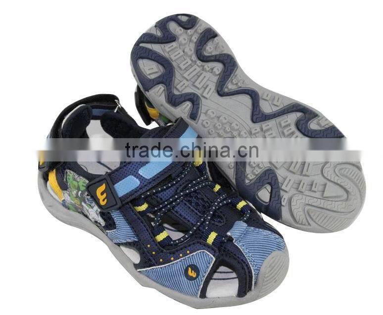 high quality sports boys reef sandals with cartoon picture