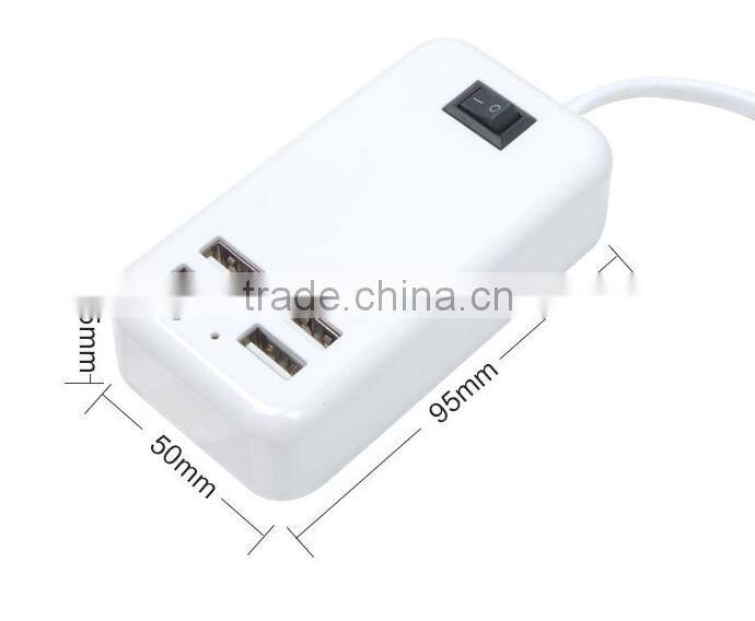 Wholesale China 4 USB Wall Charger 4-Port USB HUB Tranvel Charger