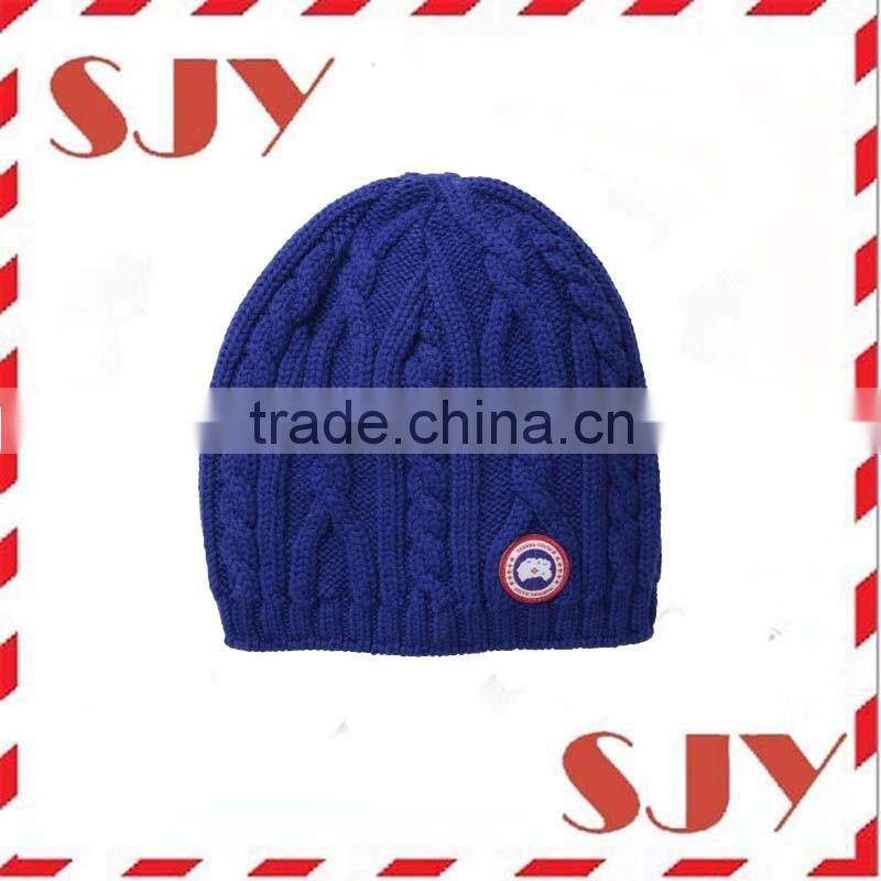 Skully Soft Stretch Cable Knit Slouchy Beanie Hat