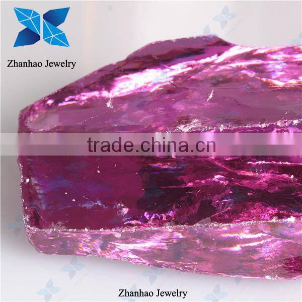 cz stone synthetic hot sale rough cubic zirconia pink stone price