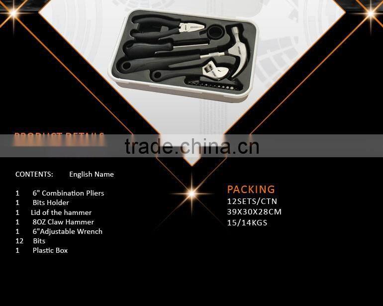 18pcs Hand tools names and function germany type kraft hand tooling