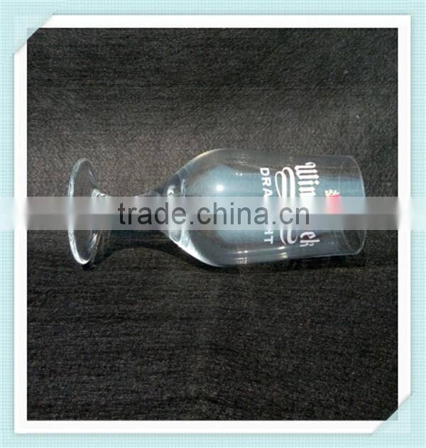 Hand blown beer goblet mouth blow beer glass cup with high quality