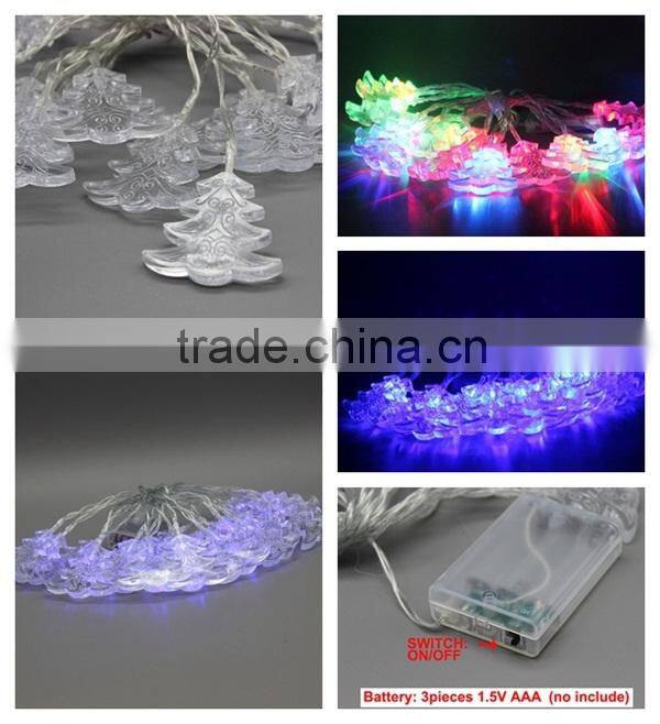 LED Star String Lights Battery Operated