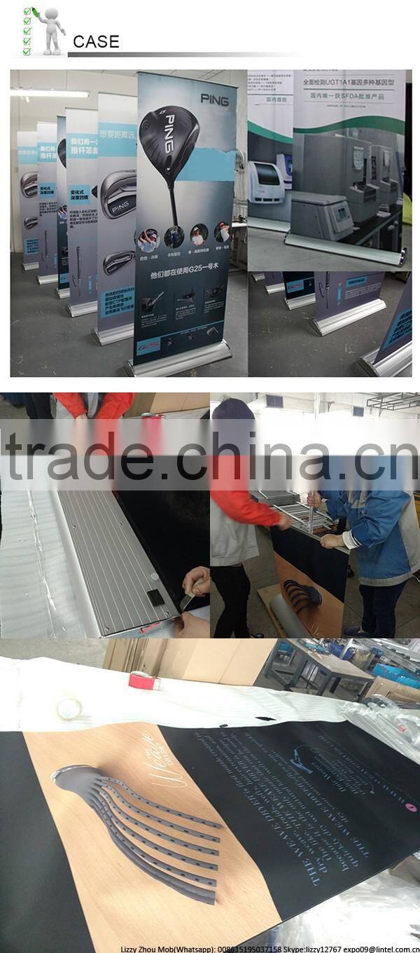advertising retractable backdrop roll up stand