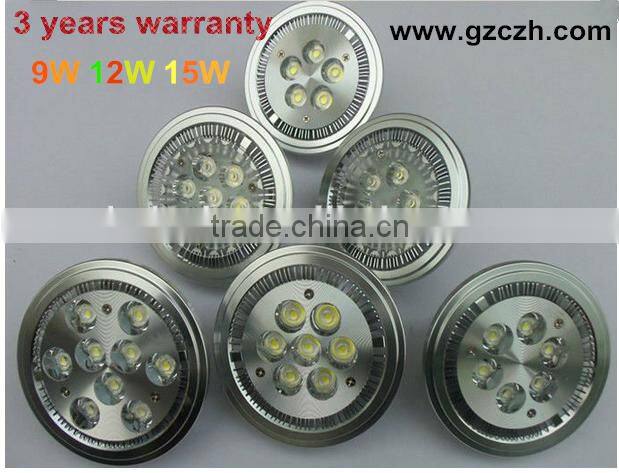 High quality SMD 2835 g53 lamp dimmable ar111 led