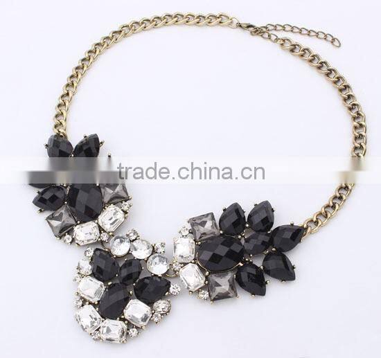 Fashion Resin Acrylic Choker Vintage Pendant Statement Necklace Women Necklaces & Pendants Fashion Necklaces for Women 2014