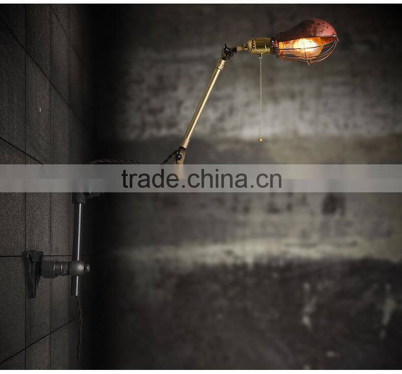 Old Style Vintage Edison Bulb Metal Wall Light