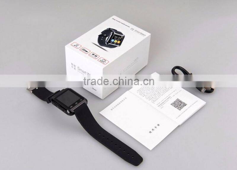 Premium gift fashionable suitable for both men and lady of U8 bluetooth smart watch