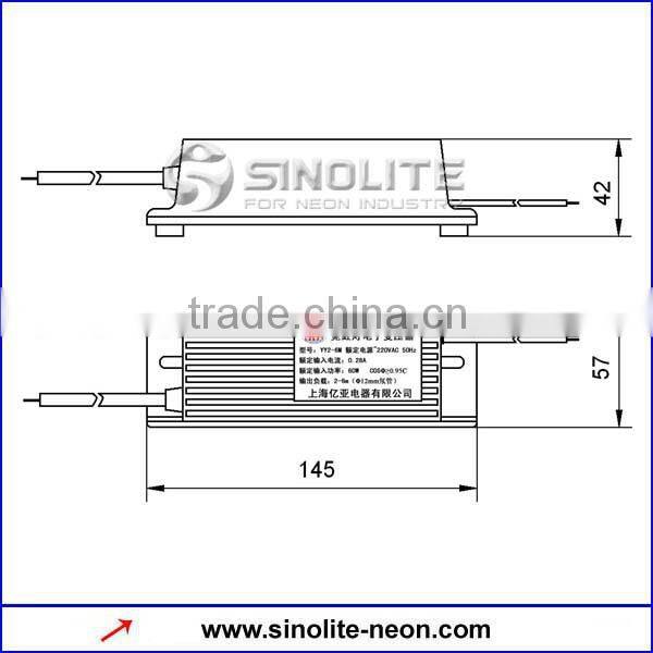 YY series Electronic Neon Transformer Neon Power Supply For Neon Tube