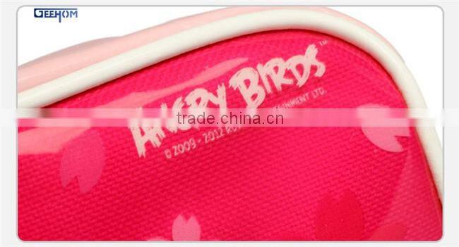 square shape cartoon printed cosmetic bag pvc