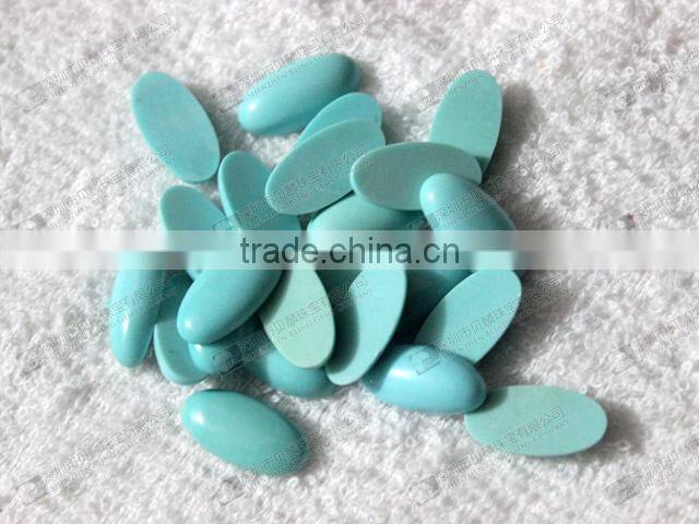 Factory price gemstone loose turquoise stone