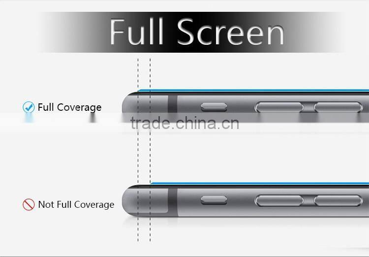 Hardness 9H 2.5D Color Mirror Tempered glass screen protector,0.33mm tempered glass for Iphone 6