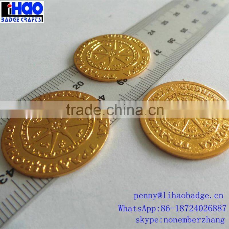 Factory High Quality Souvenir Custom Metal Brass Coin