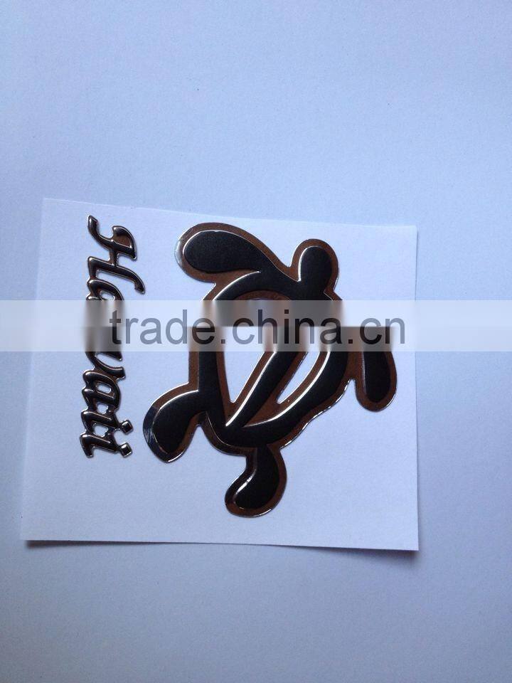 tortoise shape hawaii 3d pvc sticker,soft plastic 3D PVC car sticker,3d pvc logo sticker