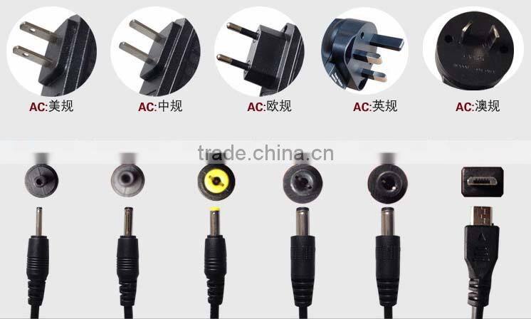 ce rohs approved led ac dc adapter 12v 0.8a