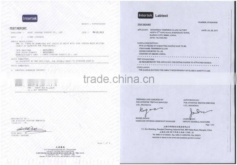 Cheap modern glass top hotel dining table