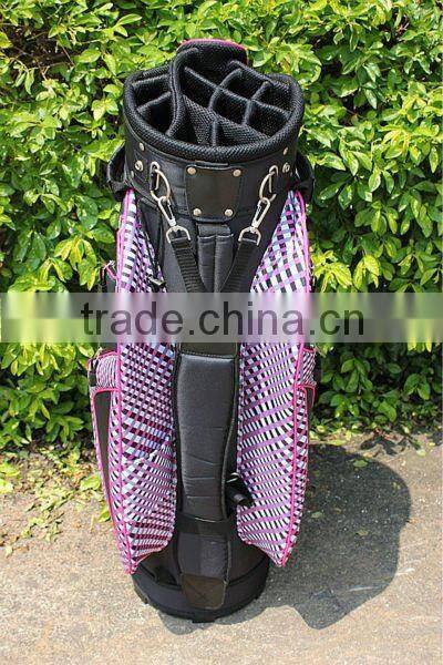 new golf cart bag for plaids fabric