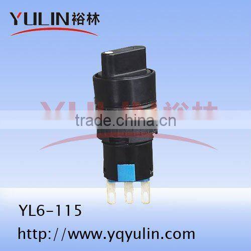 YL6-114 22mm mini push button switch latching