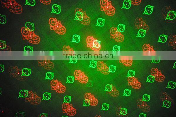 8 gobos DMX Mini Christmas laser light projector
