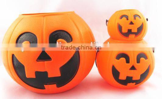 Hot sale Halloween mask Halloween pumpkin bucket lighted Halloween bucket