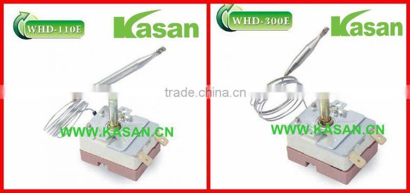 Capillary electric oven thermostat