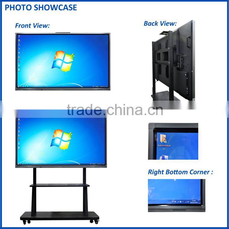65inch IR interactive display all in one pc touch screen Led with factory price