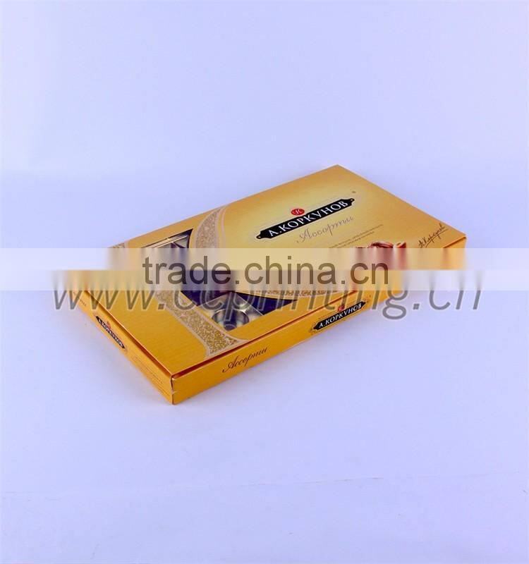 Food grade packaging chocolate paper box wholesale