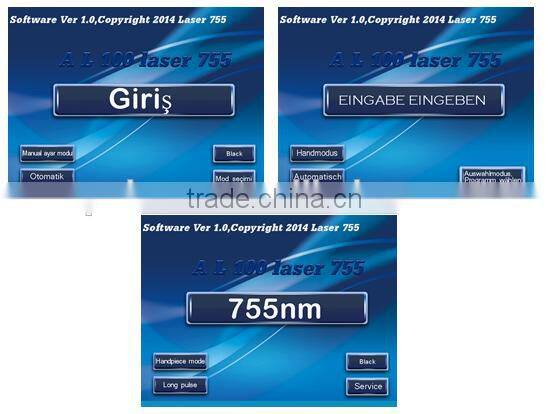 cheap alexandrite laser 755nm laser hair removal beauty equipments