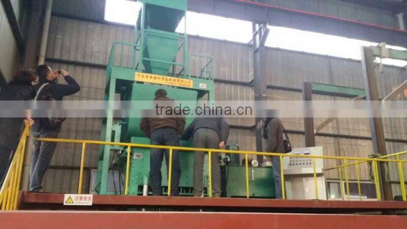 Gypsum block making machine