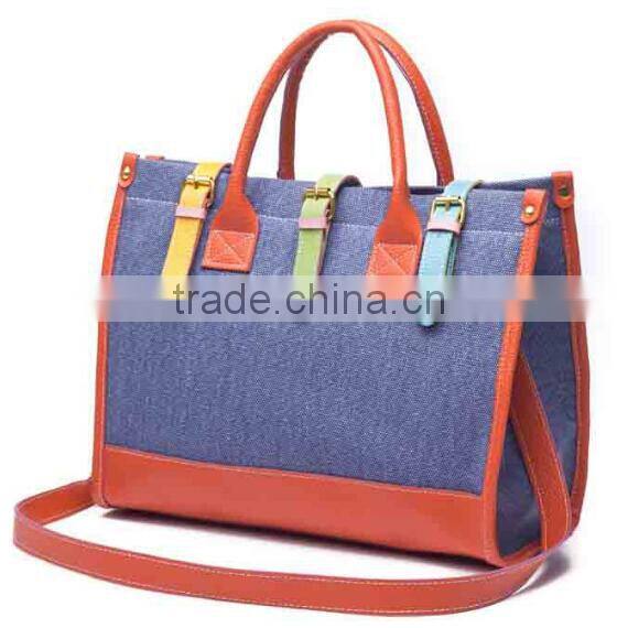 Personality Casual canvas bag women hand bag
