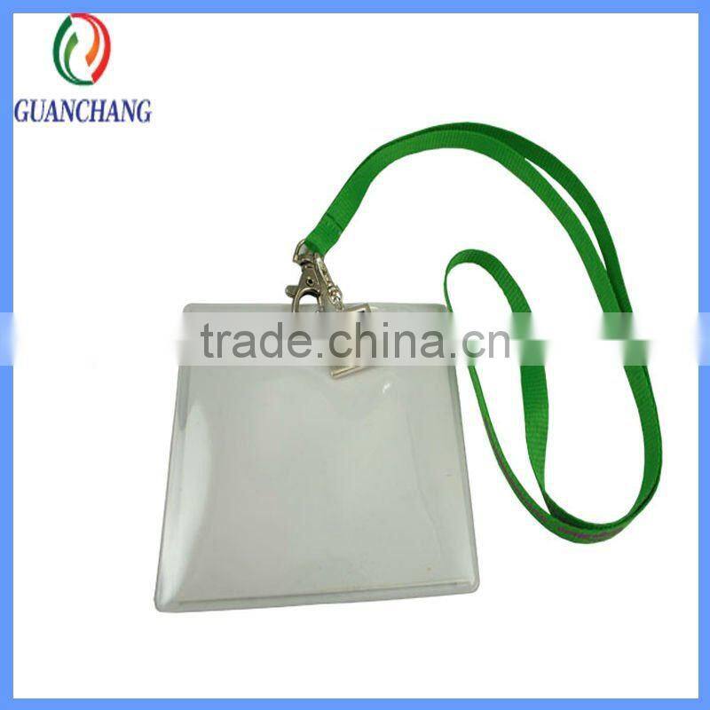 factory custom cheap PVC id card holder,id card holder
