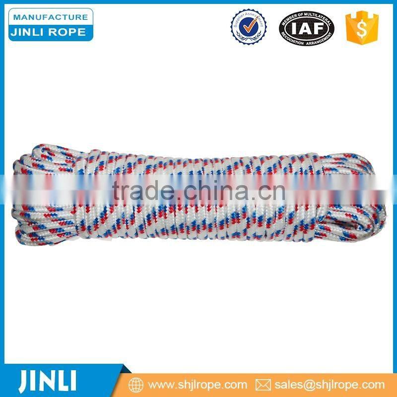 3mm, 5mm, 6mm white nylon braided rope