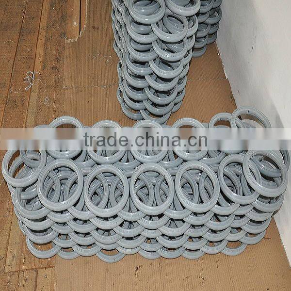 190mm small PU plastic front caster wheel