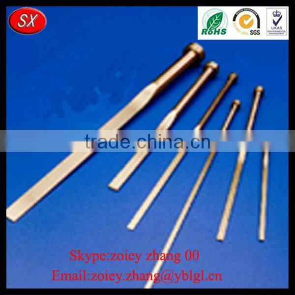 Supplier Custom Precision Material Stepped Nitrided Ejector Pins For Moulds