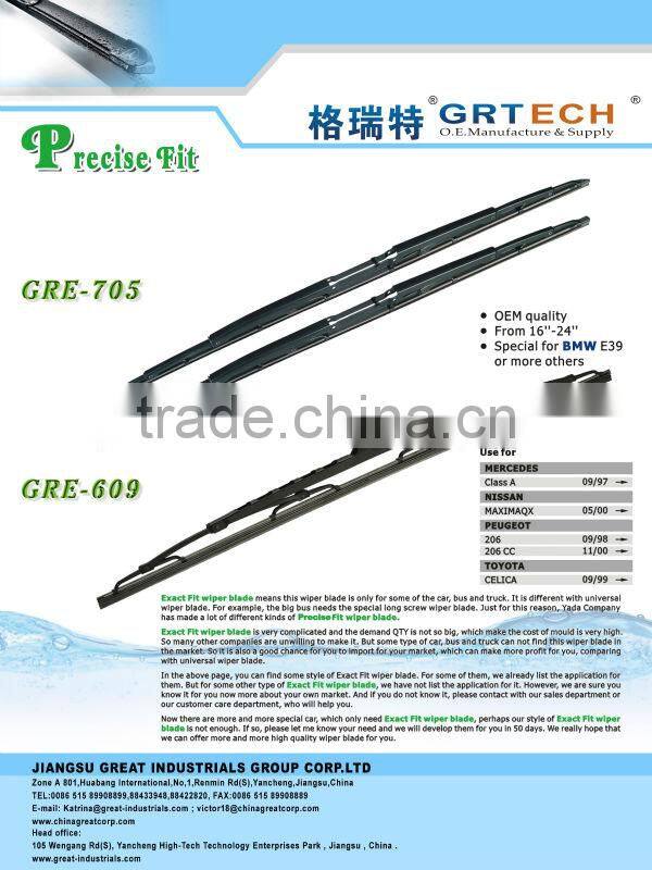 Auto universal wiper blade, windshield wiper