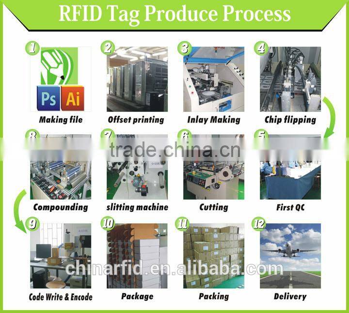 Small PVC RFID Tag RFID Cashless Wristbands Contactless Payment Wristband