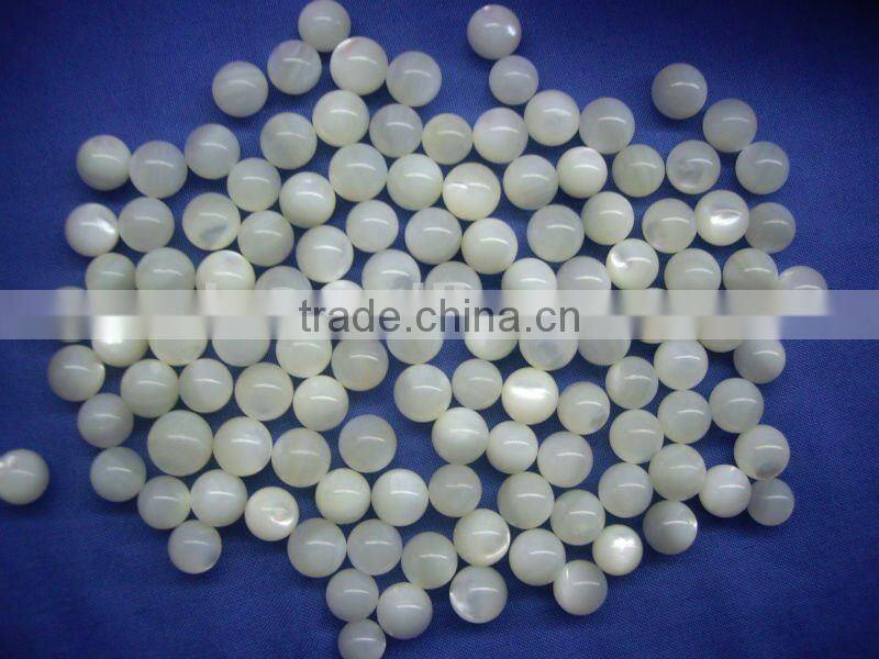 NU004-white lip mop shell pearl nuclei for pearl cultivation