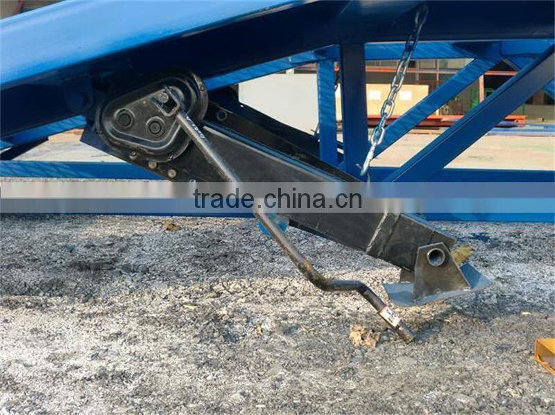 Mobile Dock Ramp For Container Load And Unload With Forklift