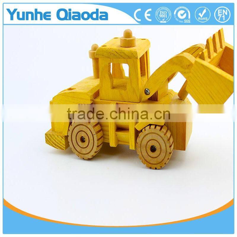 3-D Wooden Puzzle - Bulldozer Model -Affordable Gift for your Little One