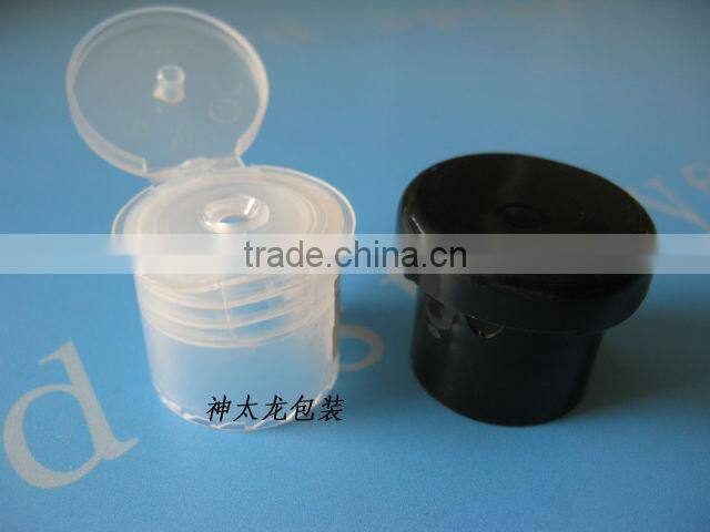 plastic flip top cap threaded plastic caps