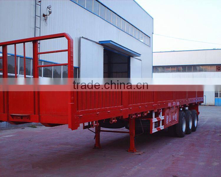 High quailty Sinotruk side wall semi trailer / transport horse truck trailers for sale