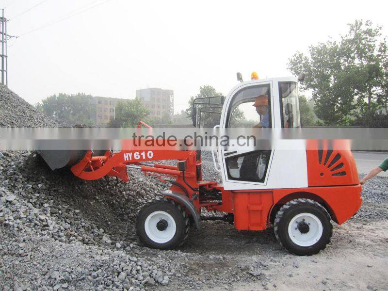 CE certification 4WD wheel loader(Concretes agitation bucket/Screening bucket)