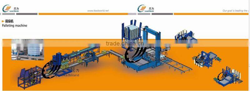 High level Automatic iron fruit canned jar de-palletizer machine