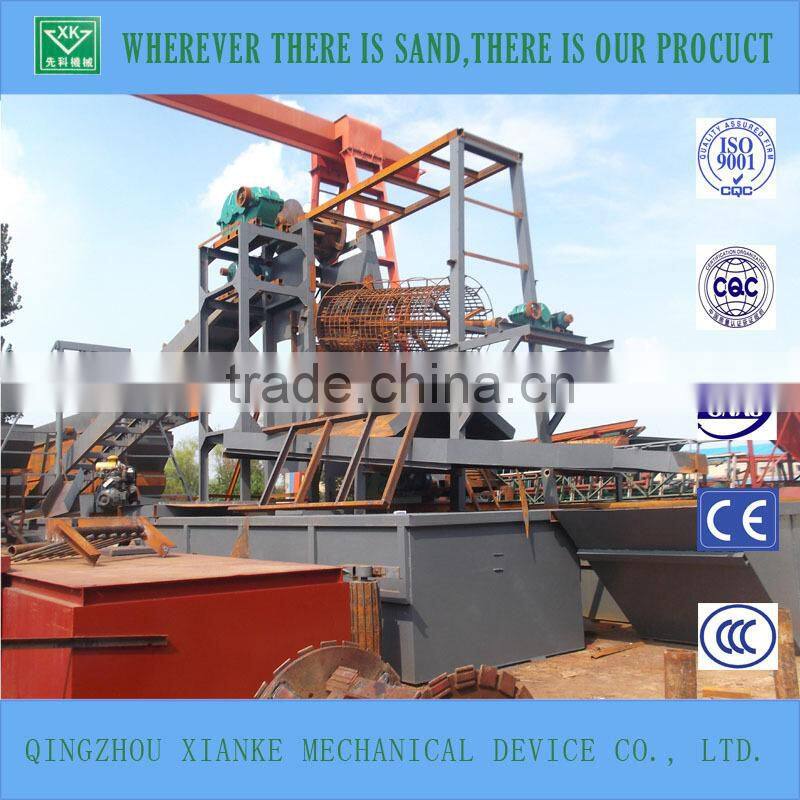 Sand dredging and gold mining machinery